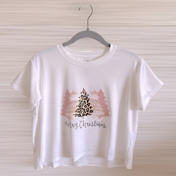 Merry Christmas Dri-Fit Crop Top | SIZE S - Picture 1 of 3